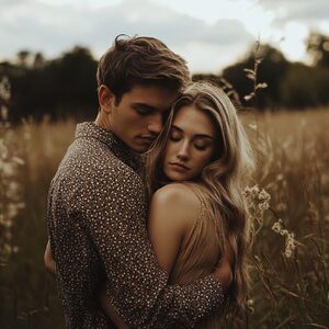 Over the fields. . . We go!