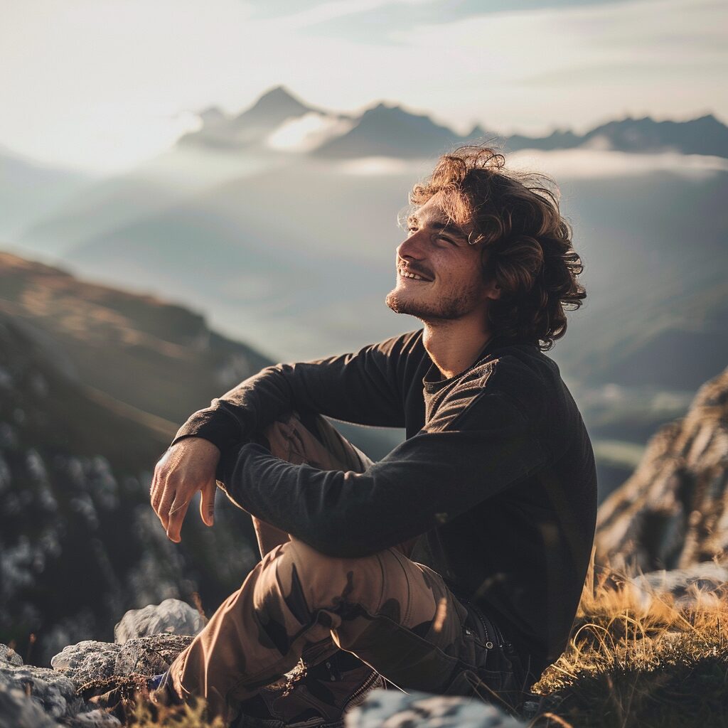 Over the fields. . . We go!